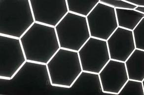 Hexagon LED lights